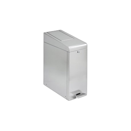 Poubelle hygiène féminine 30l inox brossé - image 1