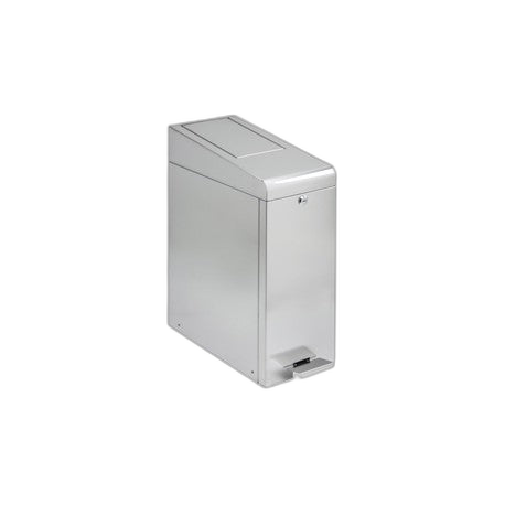 Poubelle hygiène féminine 30l inox brossé - image 1
