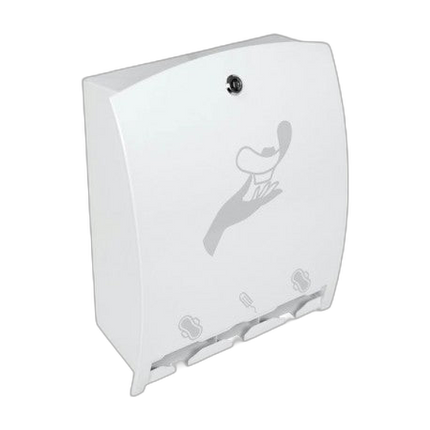 Distributeur hygiène féminine serviettes absorbantes  acier blanc - image 1