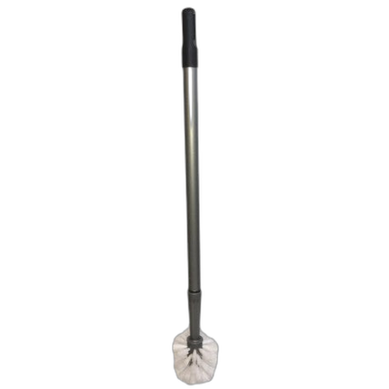 Balayette WC brosse boule manche long 65cm - image 1