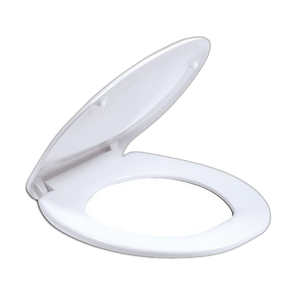 Abattant WC Thermodur Premium Blanc avec charnières inox - image 1