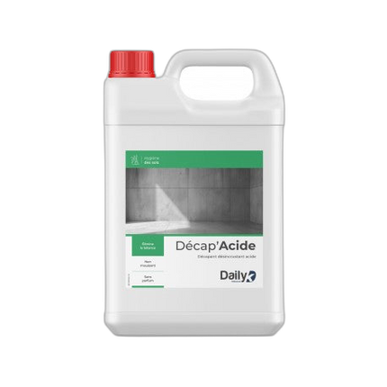 Décapant désincrustant rénovateur acide DECAP ACIDE  DAILYK-Bidon 5L - image 1