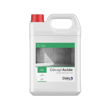 Décapant désincrustant rénovateur acide DECAP ACIDE  DAILYK-Bidon 5L - image 1