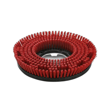 Brosse disque rouge 430mm pour monobrosse KARCHER - image 1