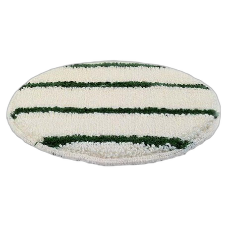 Disque coton bonnette rayures vertes Ø406mm - image 1