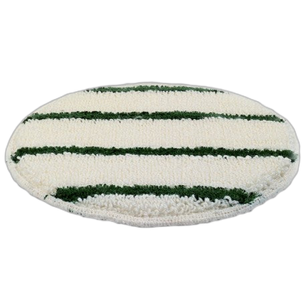 Disque coton bonnette rayures vertes Ø432mm - image 1