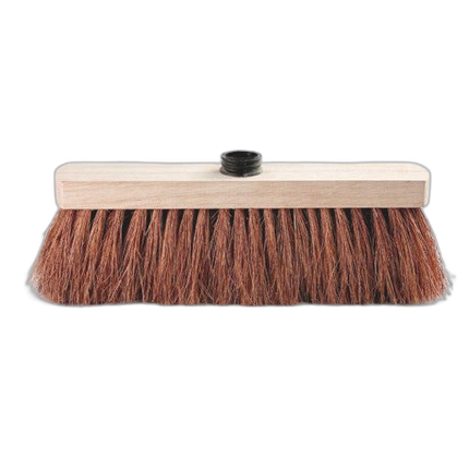 Balai coco naturel monture bois 29cm - image 1