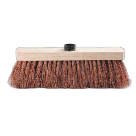 Balai coco naturel monture bois 29cm - image 1