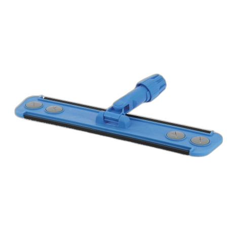 Balai trapèze bleu velcro ABS 60 cm - image 1