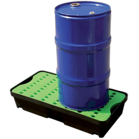 Bac de rétention 45L avec caillebotis pour bidons - image 1
