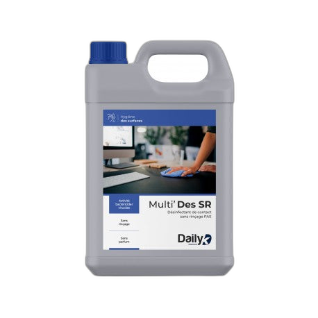 Désinfectant surfaces sans rinçage MULTI'DES SR DAILYK PREMIUM - 5L - image 1