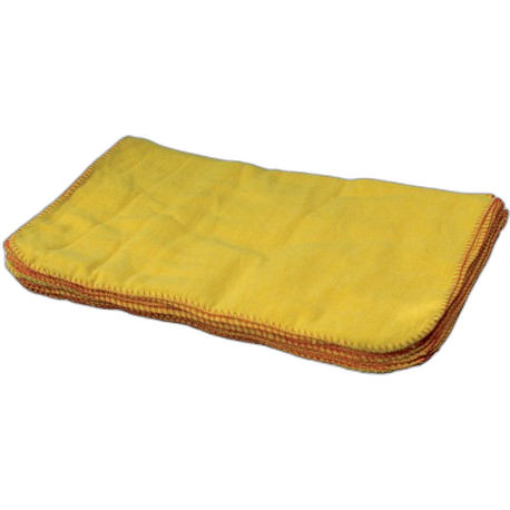 Chamoisine coton 40x50cm  jaune - Sachet de 10 - image 1