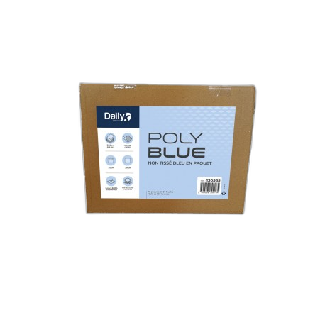 Non tissé crêpé 30x32 bleu POLYBLUE - Ct 500 fts - image 1