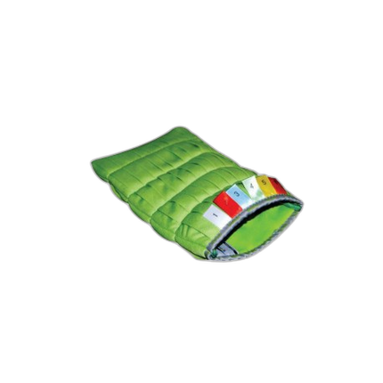 Gant microfibre vert à vitre DELTA 14 x 26 cm 200gr/m² - Sachet de 2 - image 1