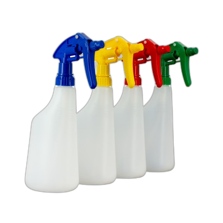 Pulvérisateur translucide 650ml avec tête couleur (BU/RO/JA/VE) art. - image 1