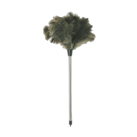 FDV* Plumeau en véritable plumes d'autruche avec manche métal - image 1