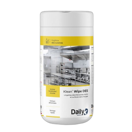 Lingettes désinfectantes KLEAN'WIPE DES  DAILYK PREMIUM- Boite de 200 - image 1