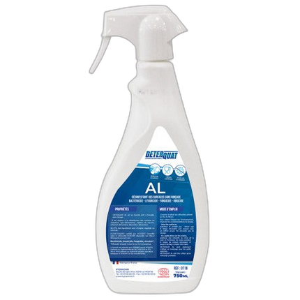 Détergent désinfectant alimentaire écocert DETERQUAT AL-Spray 750ml - image 1