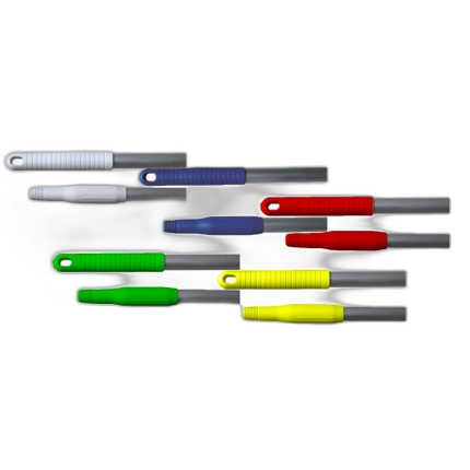 Manche aluminium 140cm Ø25mm Embout à vis Gamme alimentaire - image 1