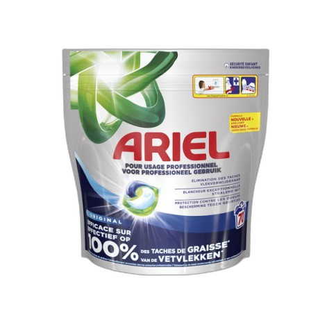 Lessive pods ARIEL all in 1 régulier 70 doses - Sachet - image 1