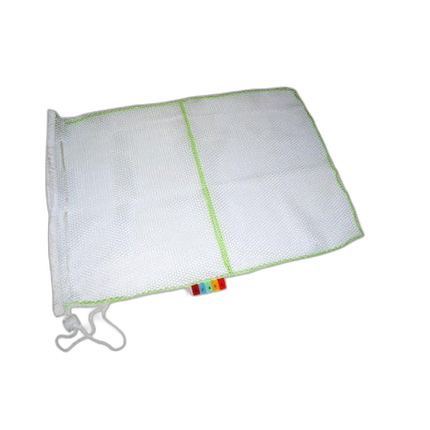 Filet de lavage blanc et vert  80x80cm pour bandeau et lavette -unité - image 1
