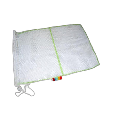 Filet de lavage blanc et vert  80x80cm pour bandeau et lavette -unité - image 1