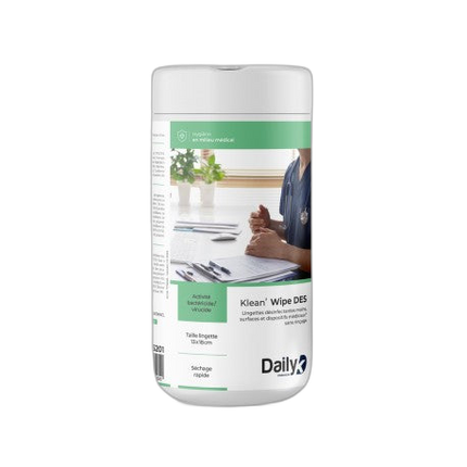 Lingettes désinfectantes KLEAN'WIPE DES DAILYK PREMIUM - Boite de 100 - image 1