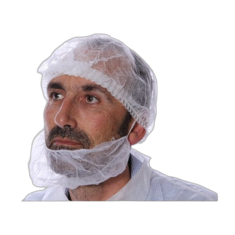 Cache barbe non tissé Blanc - Ct de 1000 - image 1