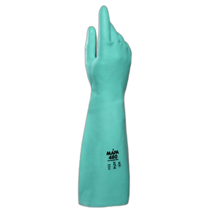 Gant nitrile vert 46cm ULTRANITRIL 480 (8 à 10) - 1 paire (ex130043) - image 1