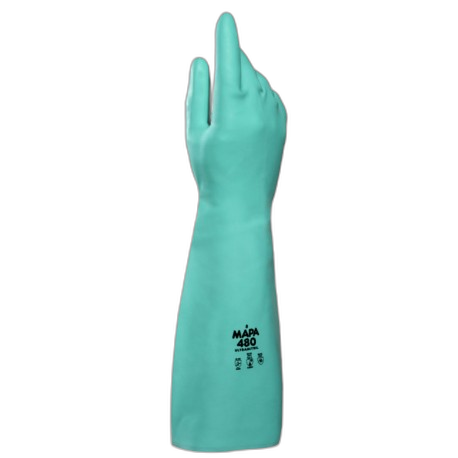 Gant nitrile vert 46cm ULTRANITRIL 480 (8 à 10) - 1 paire (ex130043) - image 1