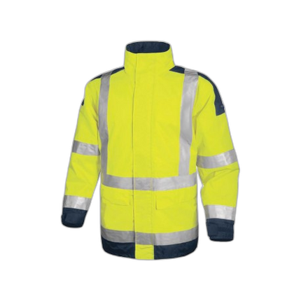 Parka chaude de pluie haute visiblité (Jaune ou Orange SàXXXL) - image 1