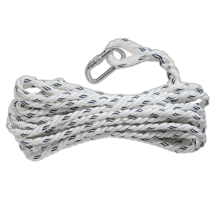 Corde Ø14mm pour antichute coulissant + Mousqueton AM002 10m - image 1