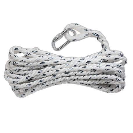 Corde Ø14mm pour antichute coulissant + Mousqueton AM002 10m - image 1