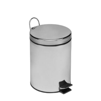 Poubelle 05L à pédale  inox - image 1