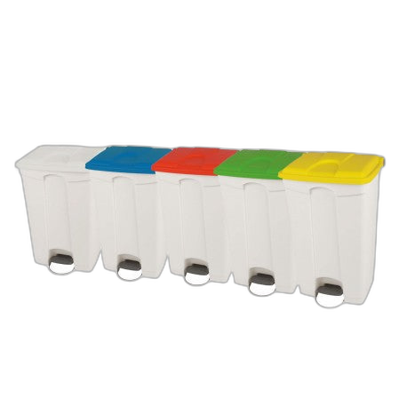Poubelle container de cuisine 95L corps blanc - image 1