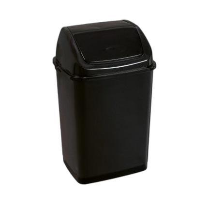 Poubelle à couvercle basculant RIF BASIC noire 35L (ex 130446) - image 1