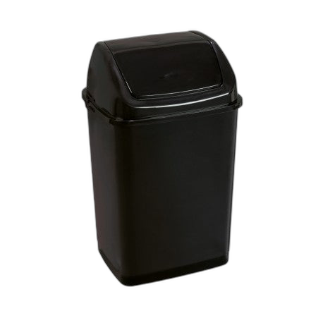 Poubelle à couvercle basculant RIF BASIC noire 35L (ex 130446) - image 1