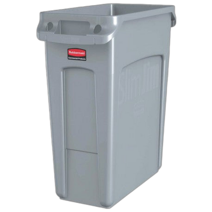Collecteur gris  SLIM JIM avec conduits d'aérations 60L - image 1