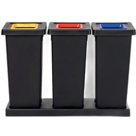Kit complet tri sélectif FIT 3x50L avec socle - image 1