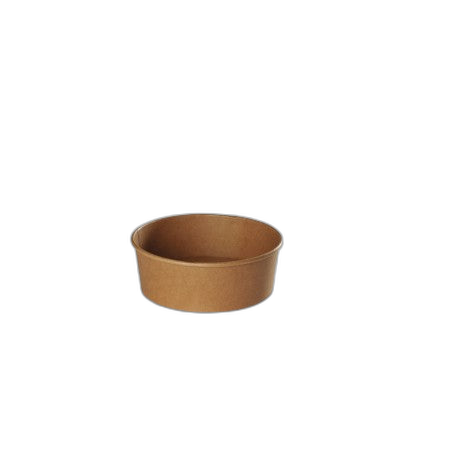 Pot rond kraft brun 1000 ml (Ø185 x 5.4 cm) - Colis 300 - image 1