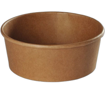 Pot rond kraft brun 1300ml (Ø18.5x68mm) - Colis 300 - image 1