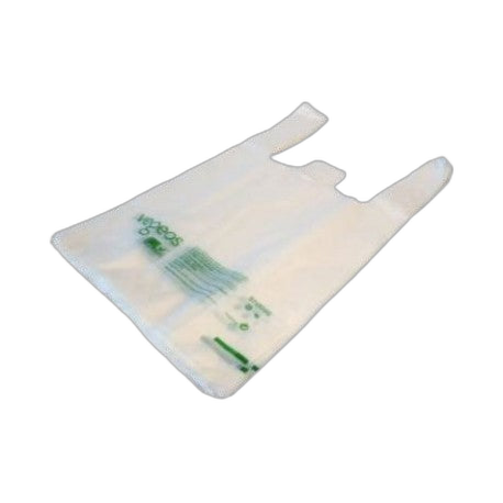Sac bretelle 13µ 7l compostable liasse de 100 ALPHAPACK -Ct 1500 sacs - image 1