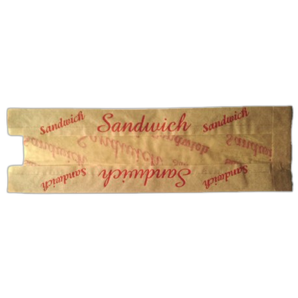 Sachet sandwich en papier kraft 100% pure cellulose - Ct de 1000 - image 1