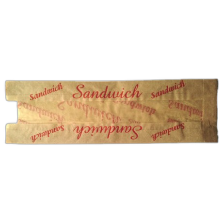 Sachet sandwich en papier kraft 100% pure cellulose - Ct de 1000 - image 1