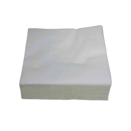 Serviette 30x30cm blanche 2 plis pure ouate Ecolabel- Ct de 3200 - image 1