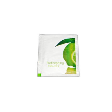 Serviette rafraichissante parfum citron - Ct. de 1000 - image 1
