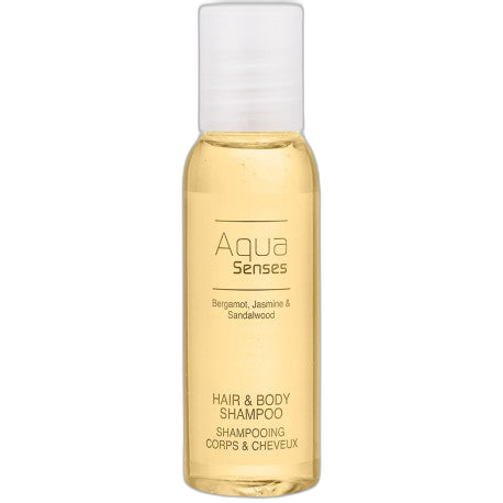 Gel mixte Shampooing&douche 35ml AQUA SENSES - Colis 300 flacons - image 1