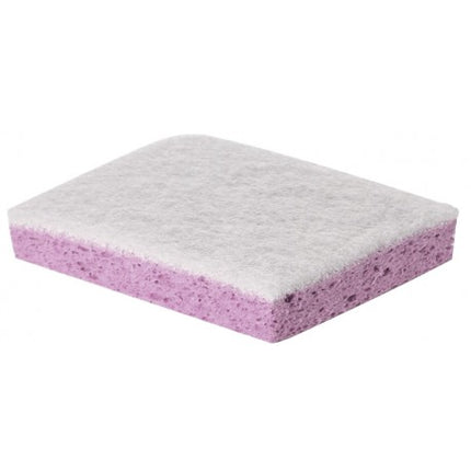 Tampon blanc sur éponge rose  - Sachet de 10 - image 1